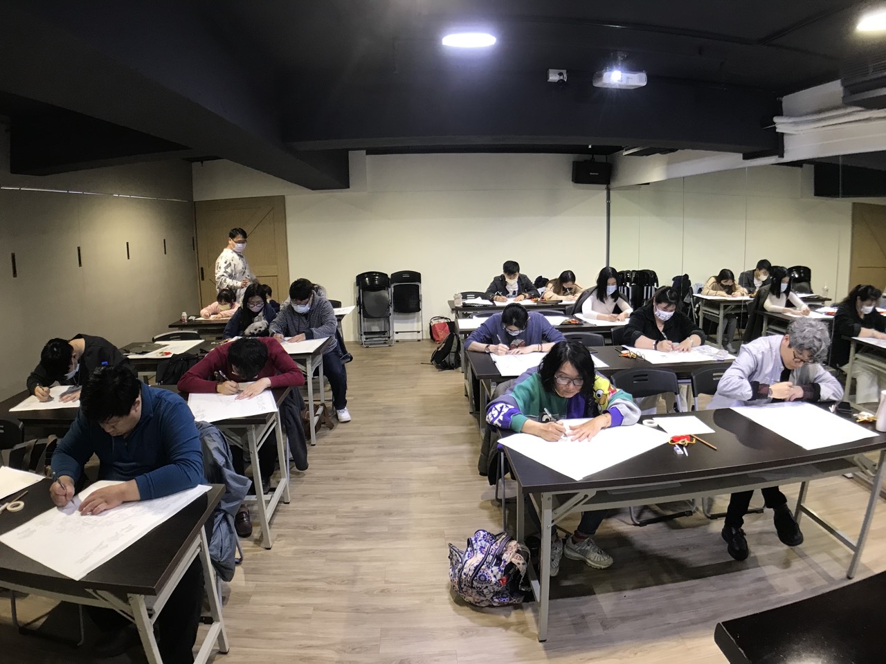 2021年2月 與財富相遇(畫財神)