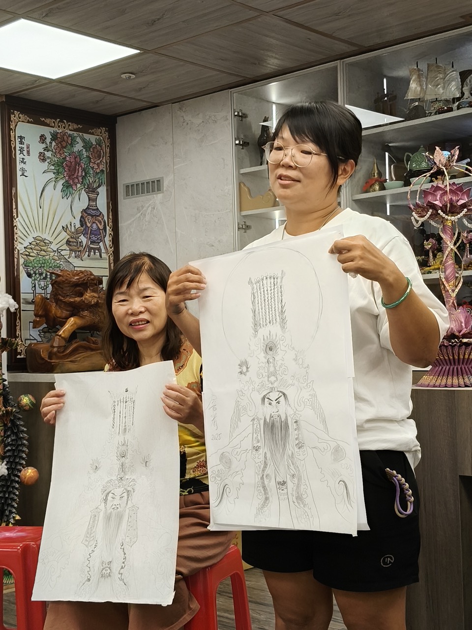 2025年7月 與關老爺有約(畫關公)