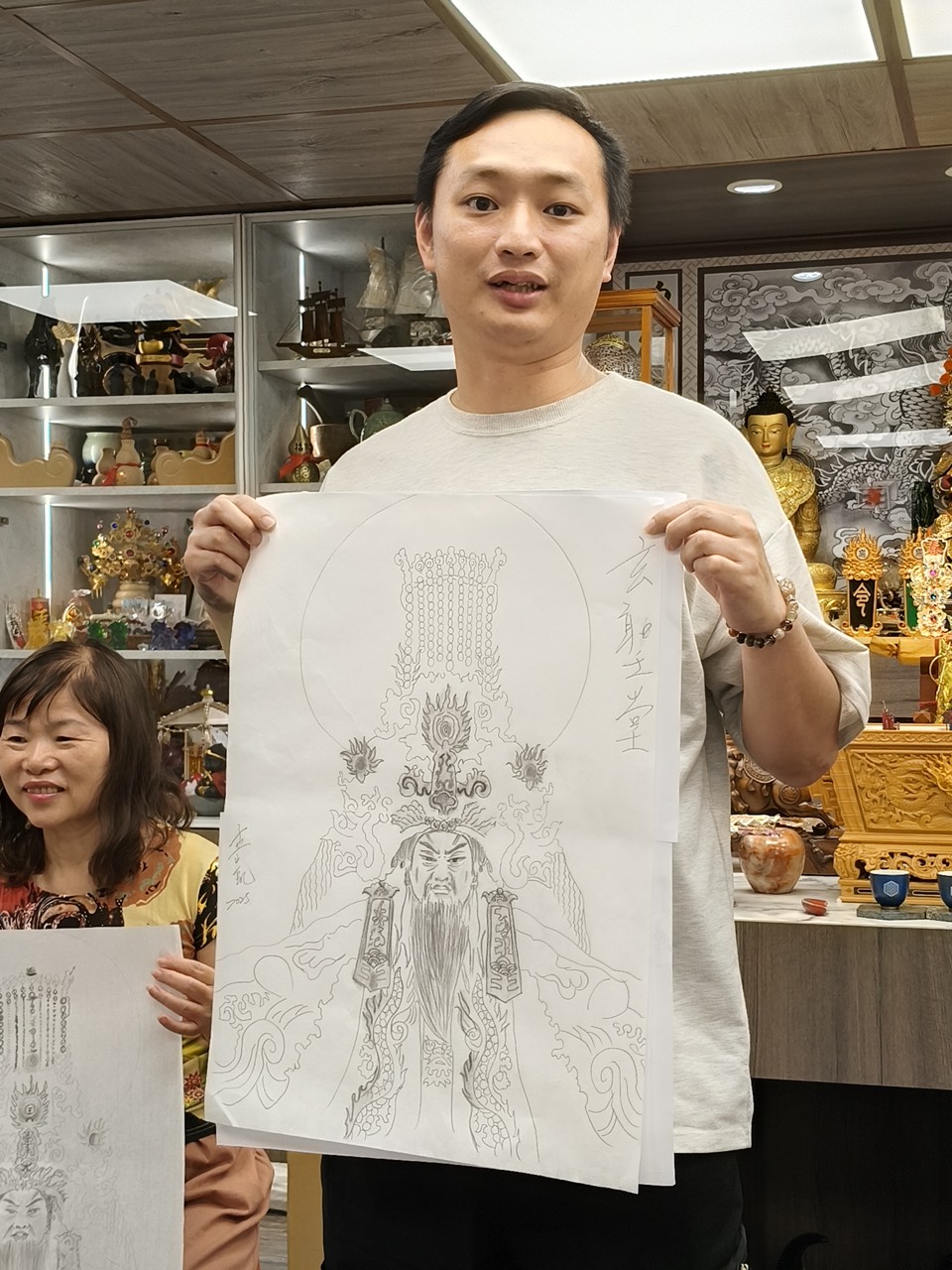 2025年7月 與關老爺有約(畫關公)